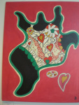7 Herzen 60x70